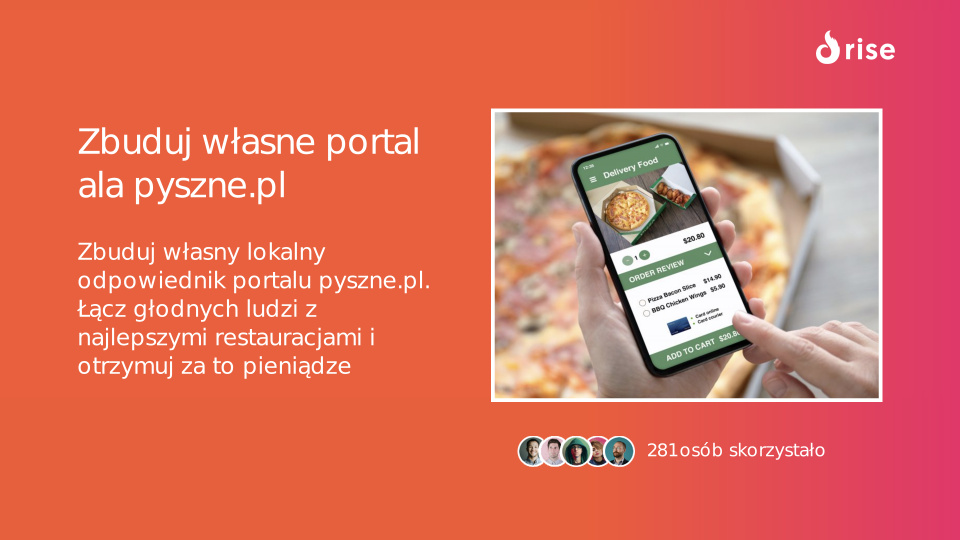 Zbuduj własne portal ala pyszne.pl