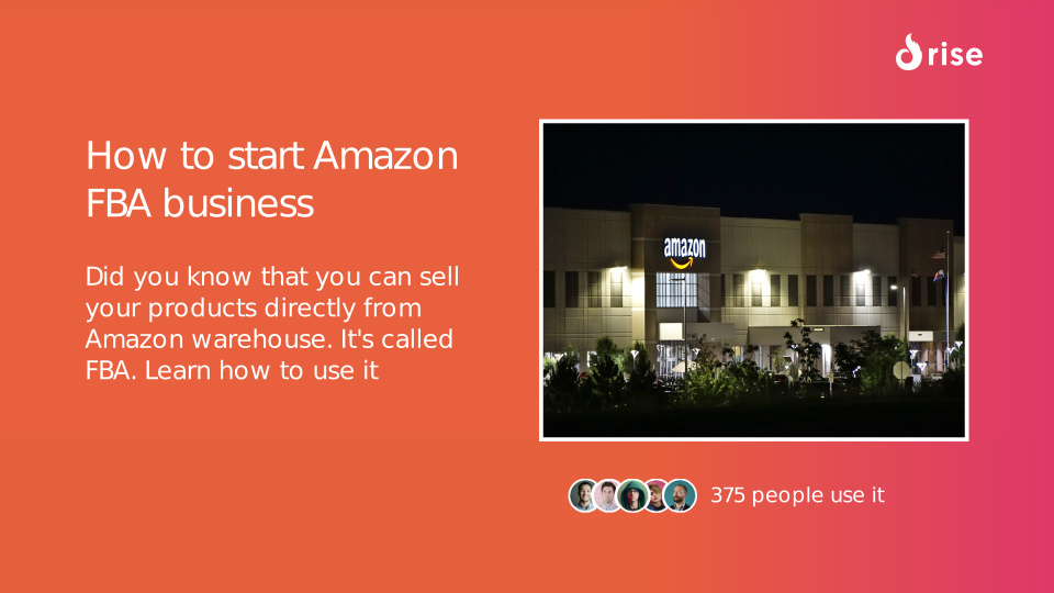 How to start Amazon FBA business