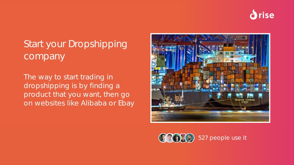 Start your Dropshipping company