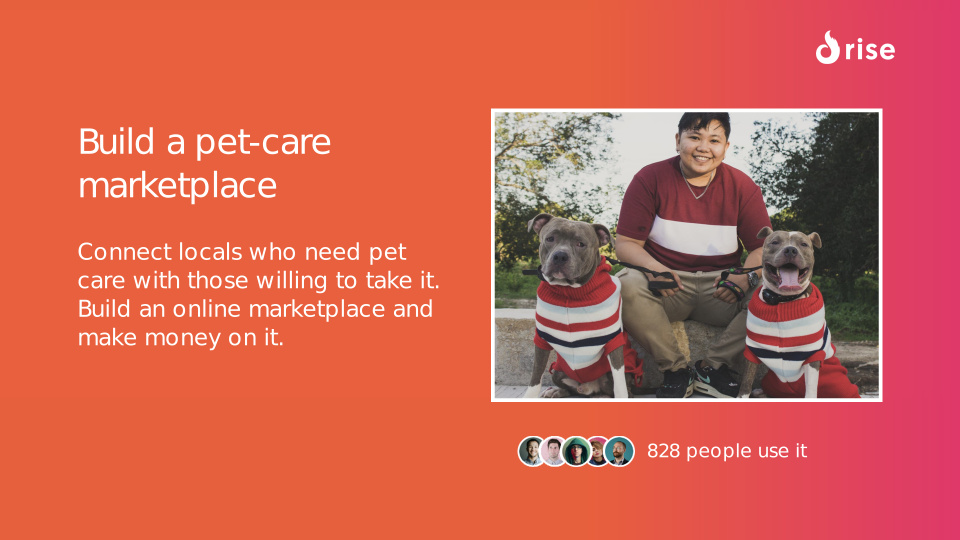 Build a pet-care marketplace 