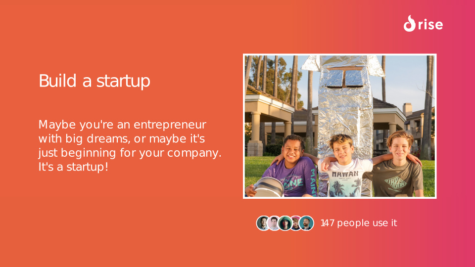 Build a startup