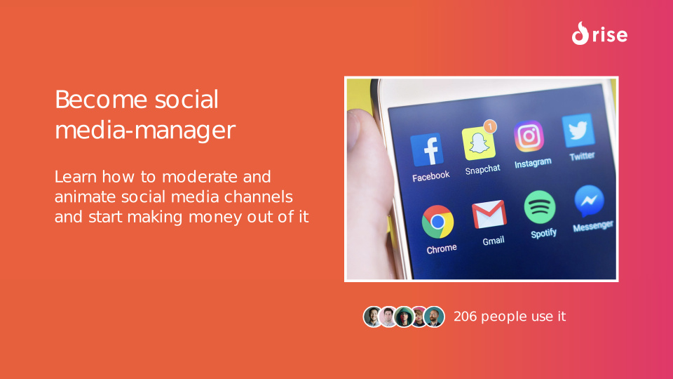 Become social media-manager
