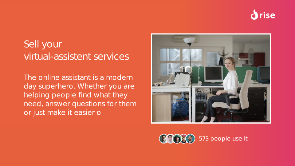 Sell your virtual-assistant services