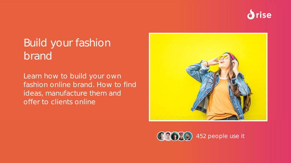 Build your fashion brand