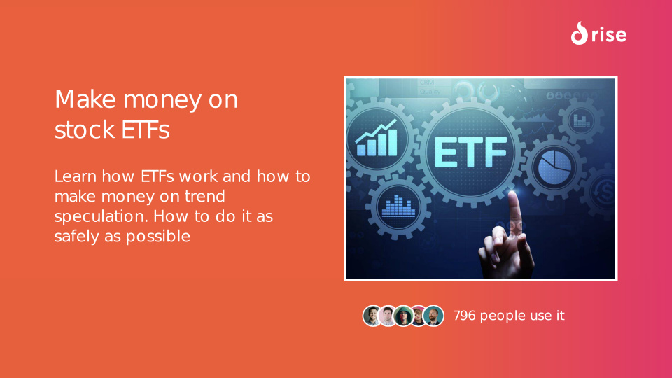Make money on stock ETFs