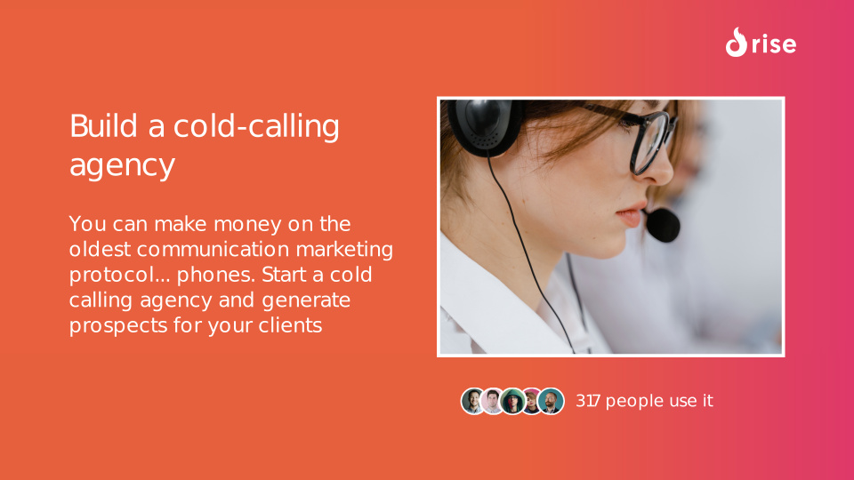 Build a cold-calling agency