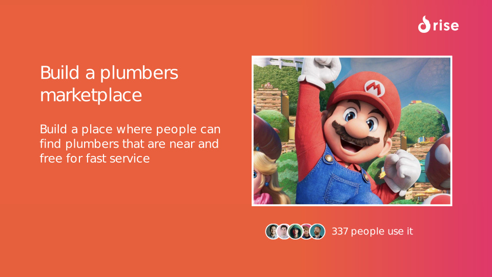 Build a plumbers marketplace