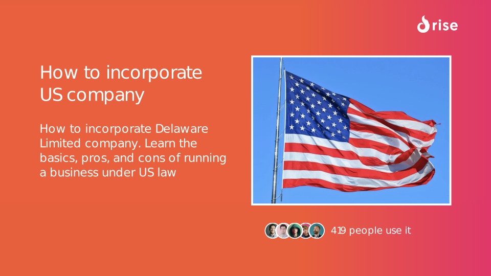 How to incorporate US company