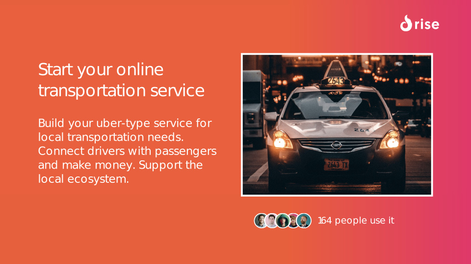 Start your online transportation service